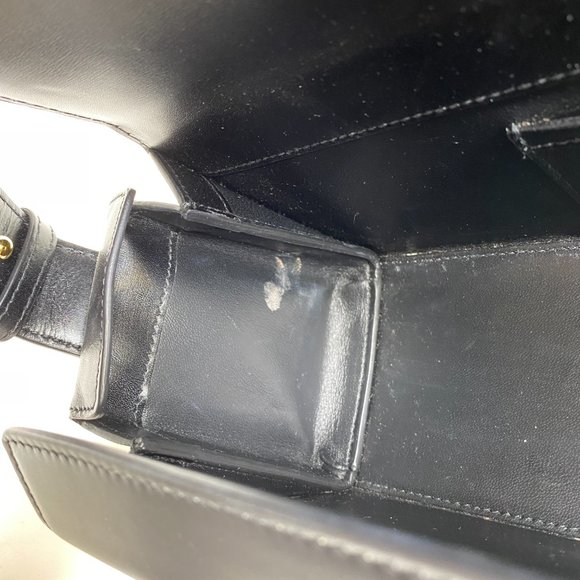 LANVIN Black 'Pencil Bag' in Calf - Picture 11 of 14